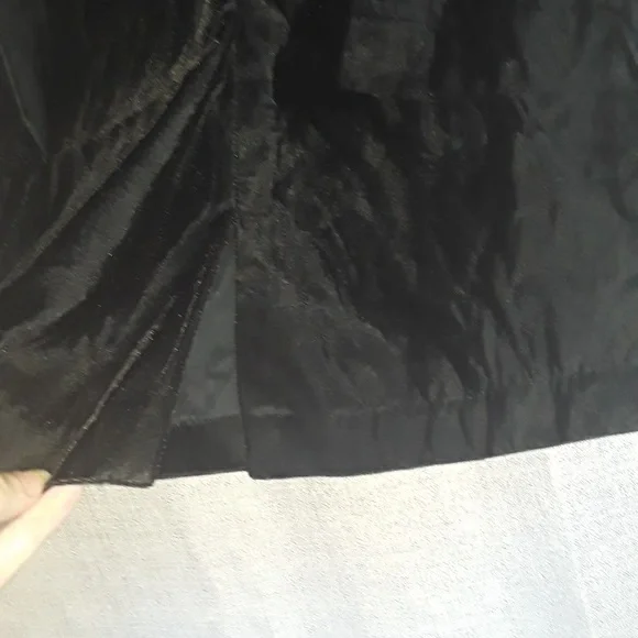 Vintage Scott McClintock Black Velvet Dress Size 6 ☆NWT☆ - Picture 4 of 6